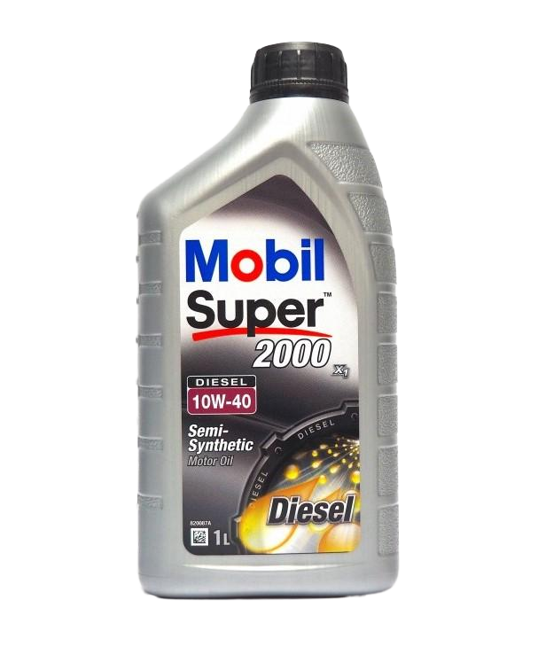 Моторное масло Mobil Super 2000 X1 Diesel 10W-40, 1л